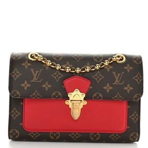 Louis Vuitton Victoire red with box and dust bag